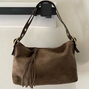 Vintage Coach Legacy Suede Hobo Shoulder Bag
